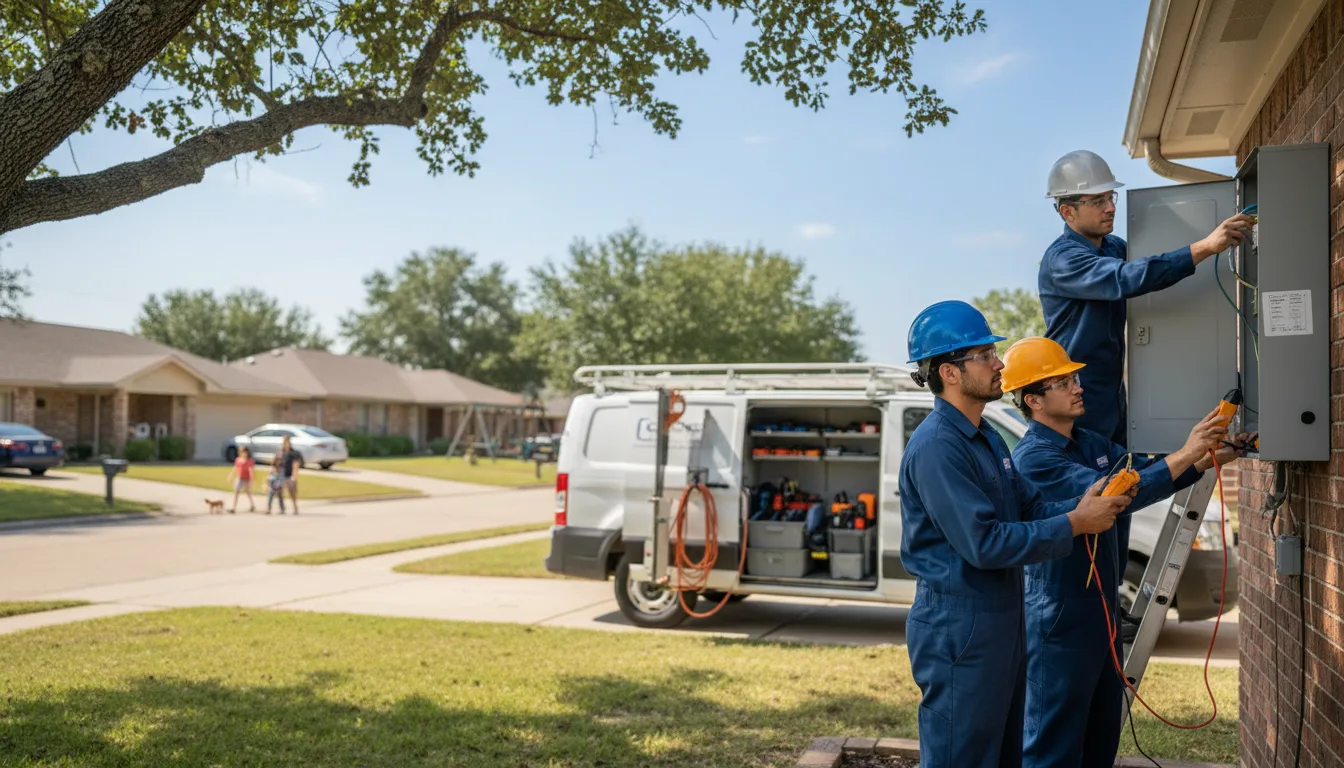 Certified electrician providing emergency electrical services in Saint Croix, IN